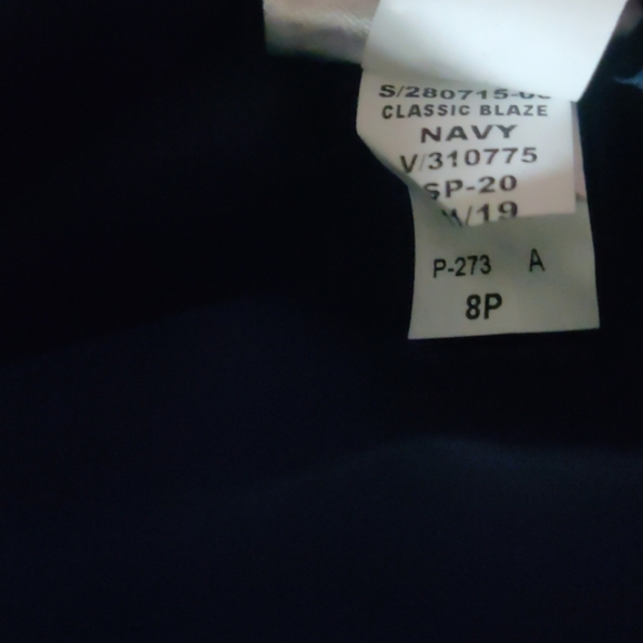 Petite Classic-Fit Washable Italian Wool-Blend Bla - Picture 10 of 15